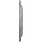 Ekena Millwork Niobe Ceiling Medallion (Fits Canopies up to 8 5/8"), 18"OD x 1 1/2"P, Ultra Pure White Crackle CM18NIUWC - alternate 3
